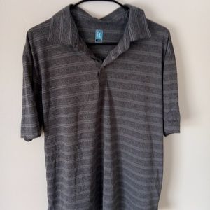 PGA TOUR MENS GREY  POLO